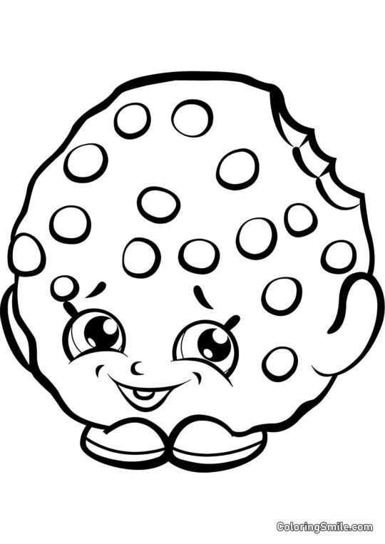 Shopkins Sušenka - Omalovánka