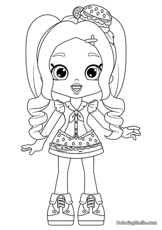 Chelsea Cheeseburger - Omalovánka