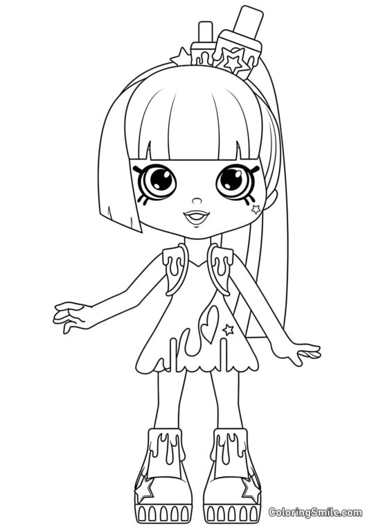 Polly Lak - Omalovánka