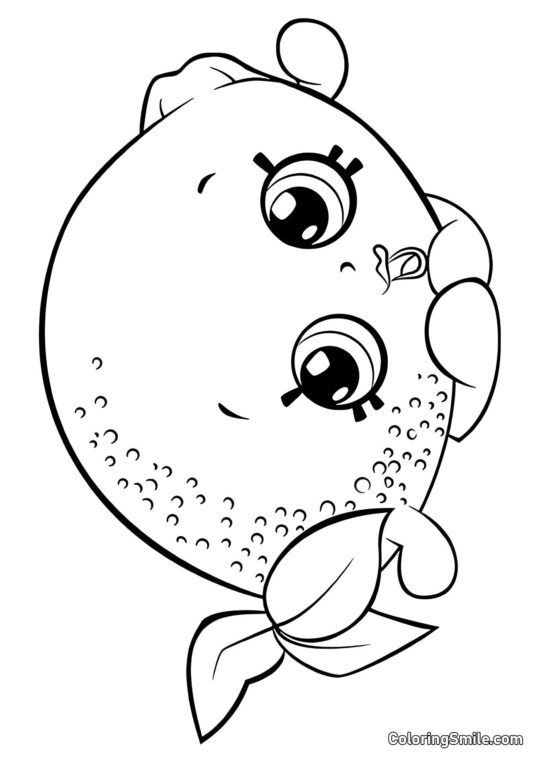 Shopkins Citron - Omalovánka