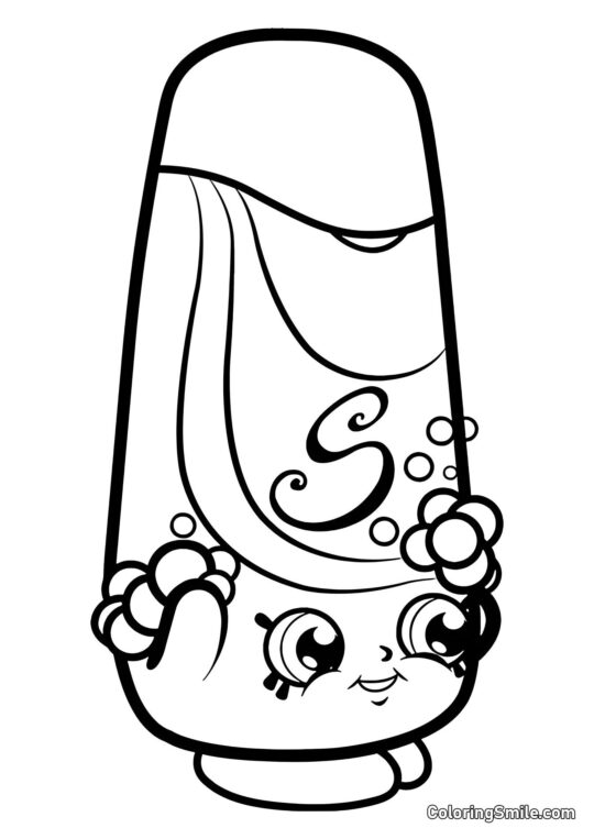 Shopkins Šampón - Omalovánka