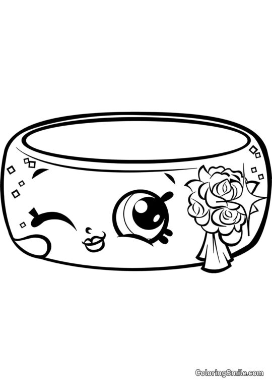 Shopkins Andy Bendy - Omalovánka