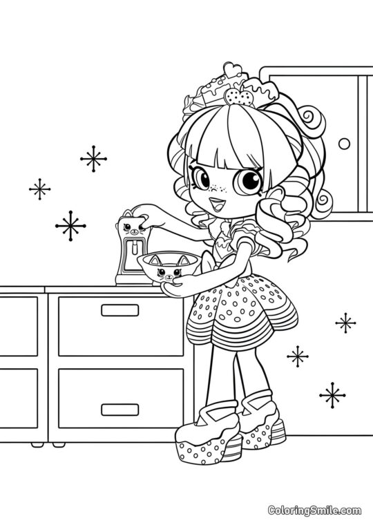 Rainbow Kate a koťátka - Omalovánka