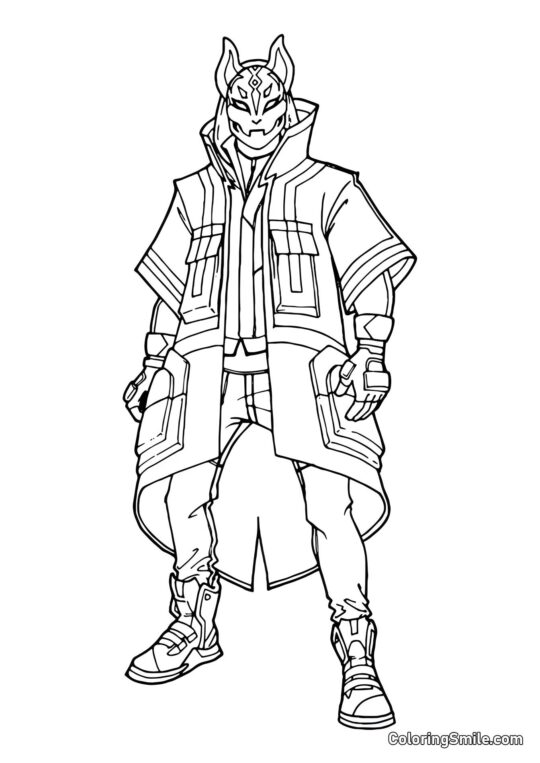 Fortnite Ronin - Omalovánka