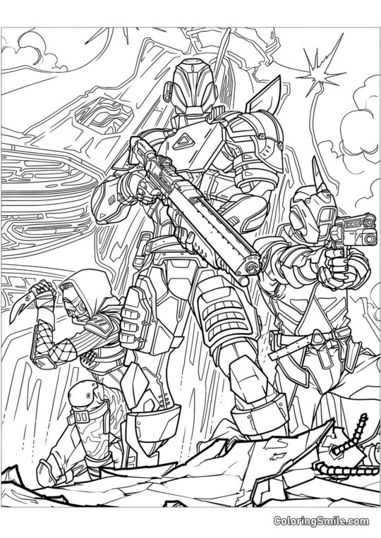 Fortnite Hrdinové - Omalovánka