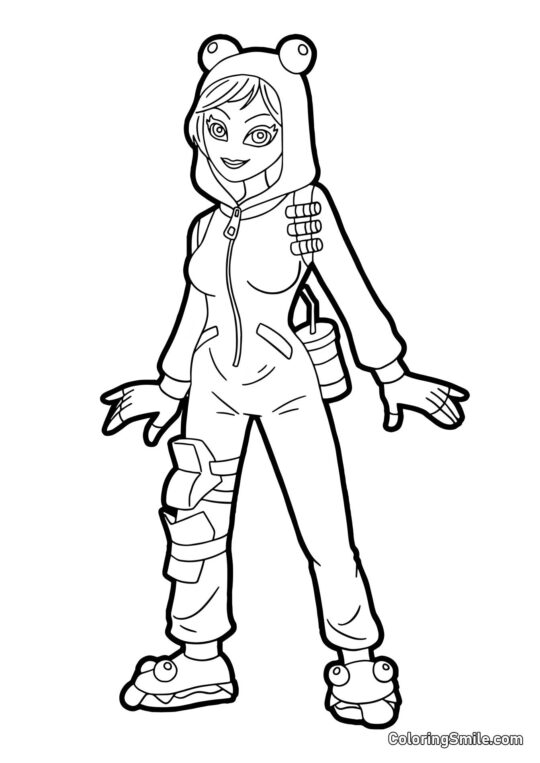 Fortnite Noční Chow - Omalovánka