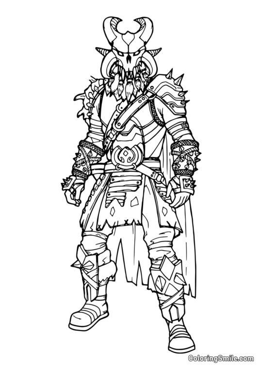 Fortnite Ragnarok - Omalovánka