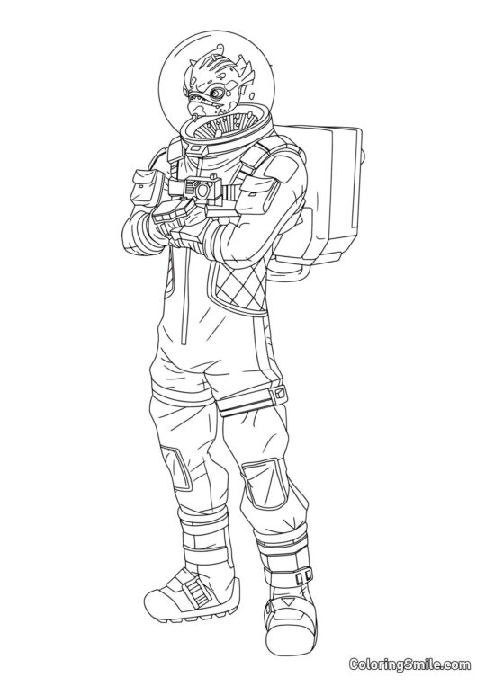 Fortnite Leviathan - Omalovánka