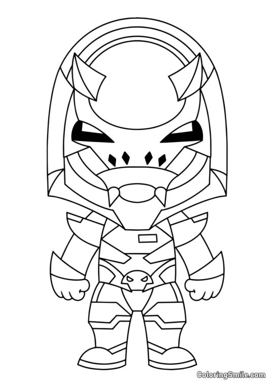 Fortnite Chibi Vendetta - Omalovánka