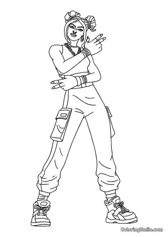 Fortnite Bling - Omalovánka