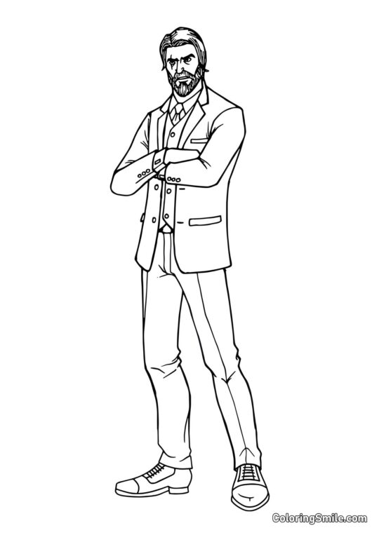 Fortnite Duševní Žnec - Omalovánka