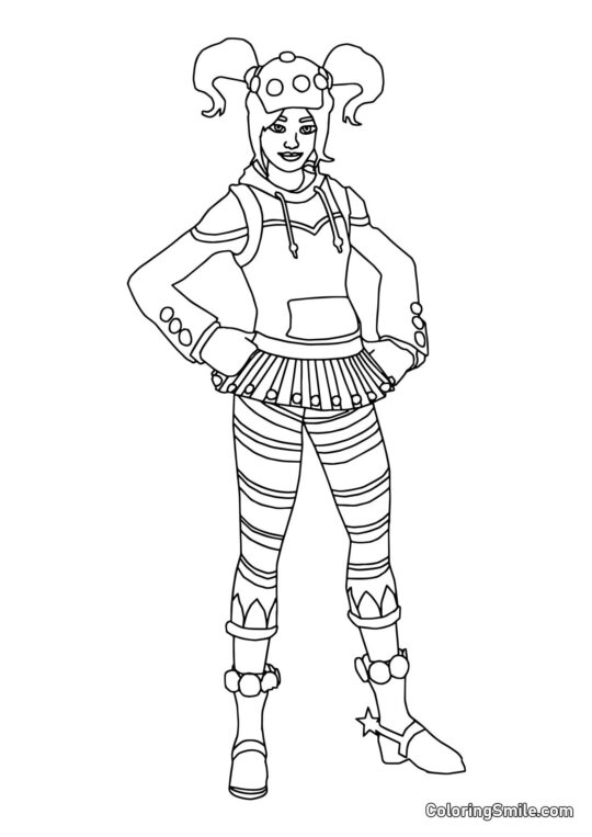 Fortnite Marcipán - Omalovánka