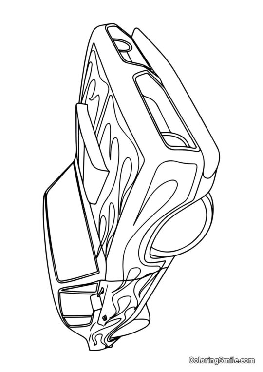 Dodge Hot Wheels - Omalovánka