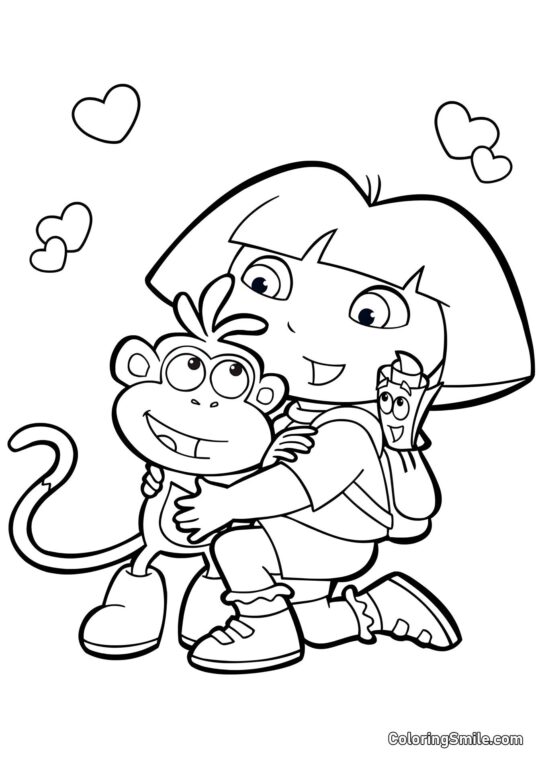 Dora Marques, Batoh a Boty - Omalovánka