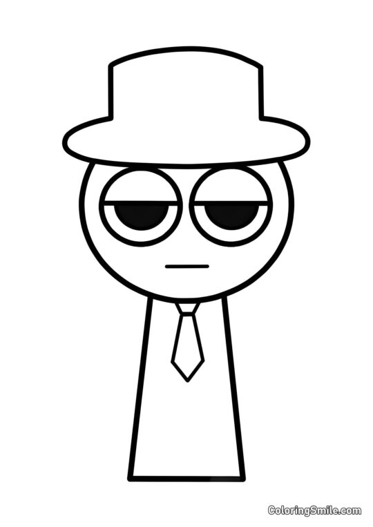 Sprunk Černý - Omalovánka