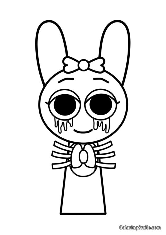 Hororový Pinky - Omalovánka