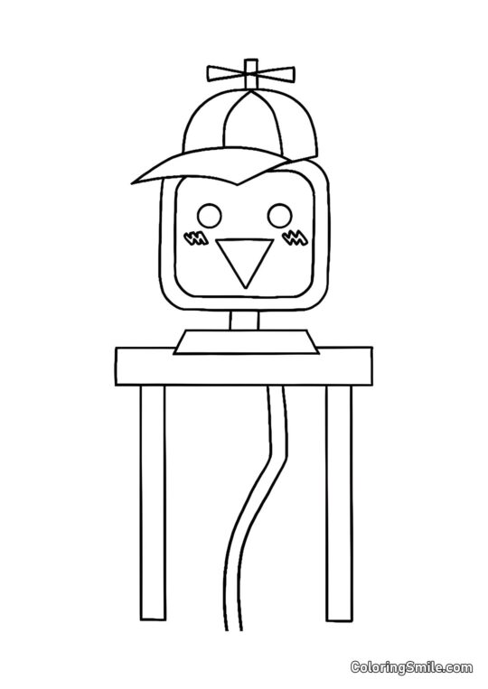 Sprunk Pan Veselý Počítač - Omalovánka