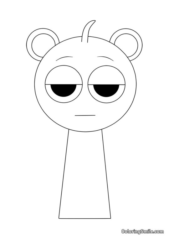 Sprunk Sky - Omalovánka