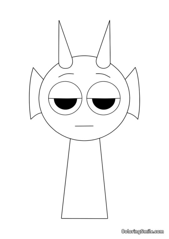 Sprunk Derpl - Omalovánka