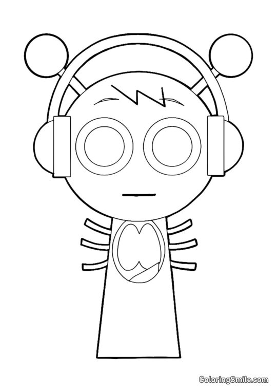 Hororový Sprunk Oren - Omalovánka