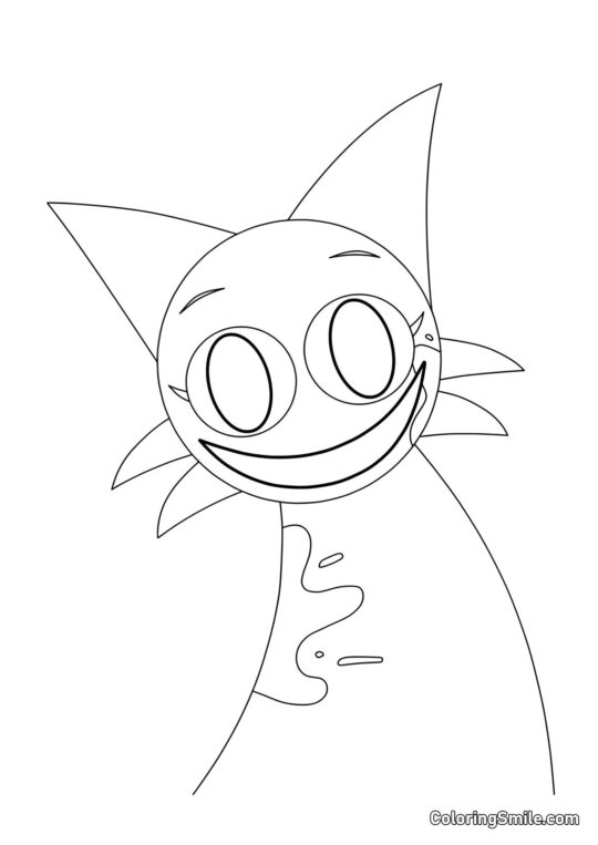 Hororový Sprunki Venda - Omalovánka