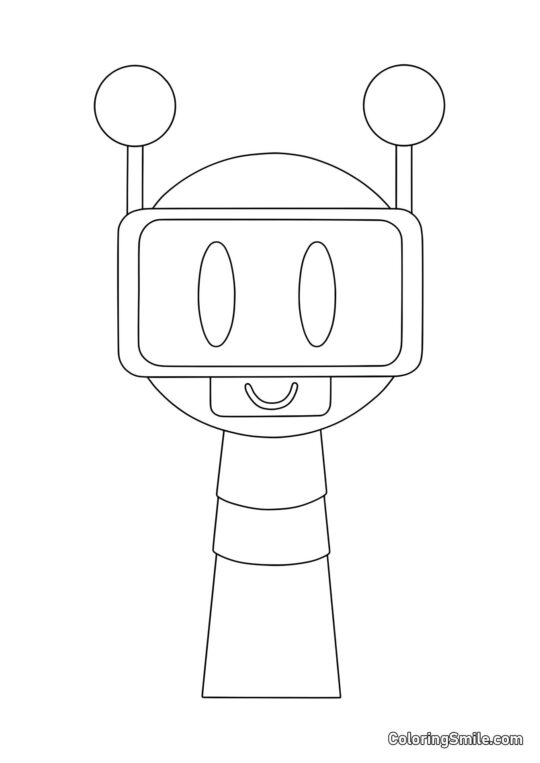 Sprunk Veselý Robot - Omalovánka