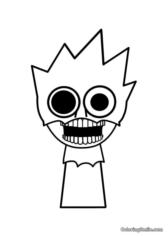 Hororový Sprunk OVAKS - Omalovánka