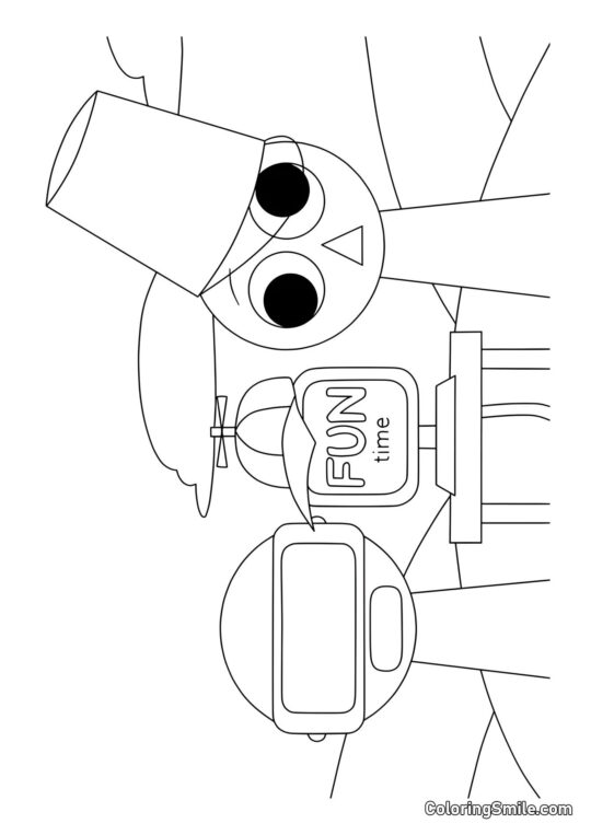 Čas se Bavit se Sprunki - Omalovánka