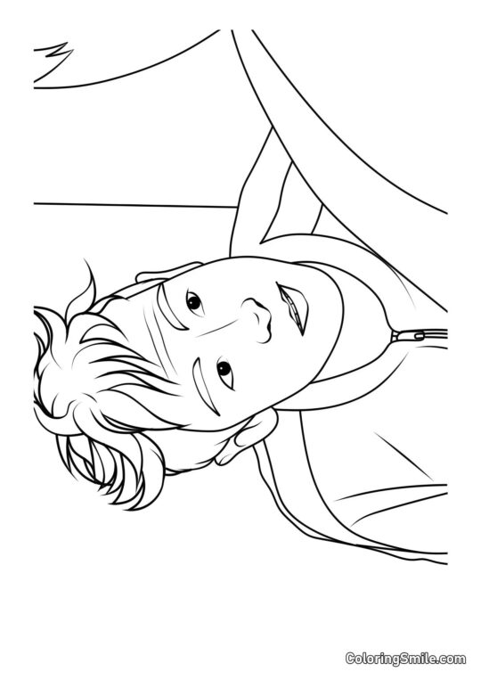 Choi Su Bong (Thanos) ze Squid Game 2 - Omalovánka