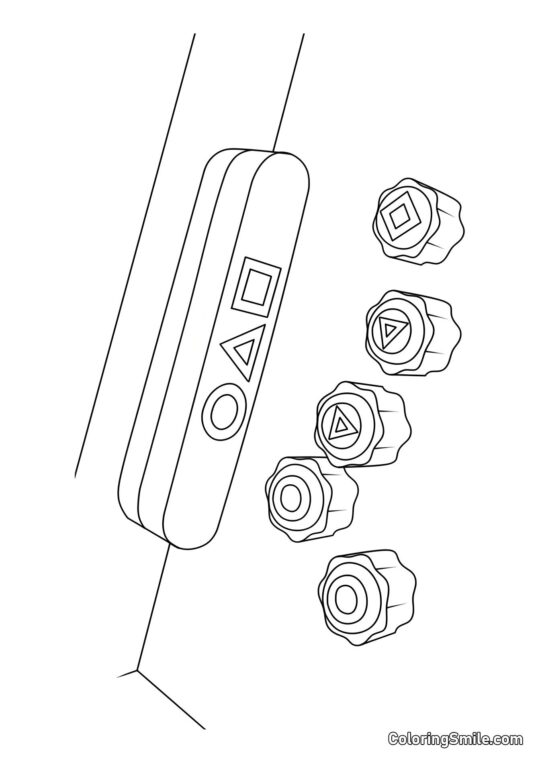 Kong ze Squid Game 2 - Omalovánka