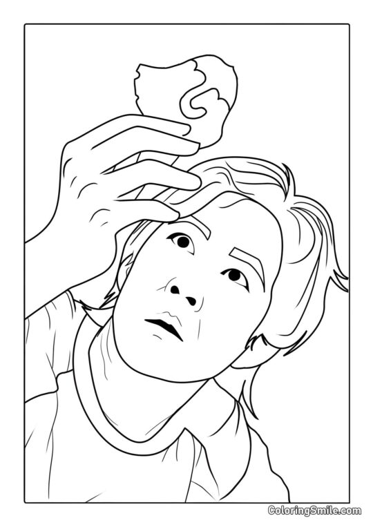 Sušenka ze Squid Game - Omalovánka