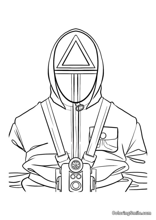 Voják Squid Game 2 - Omalovánka