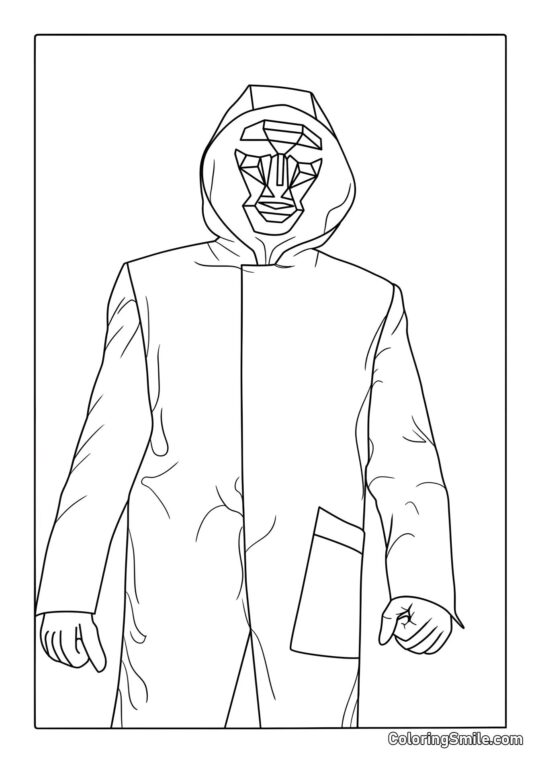 Šéf ze Squid Game - Omalovánka