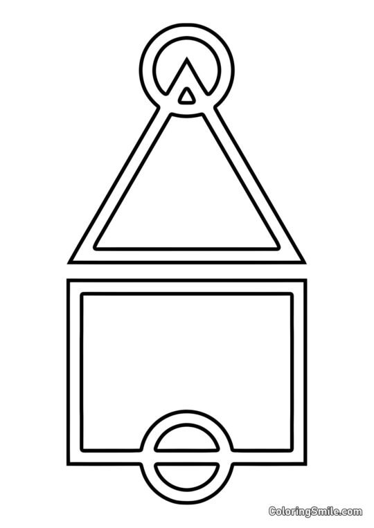 Pole Squid Game - Omalovánka