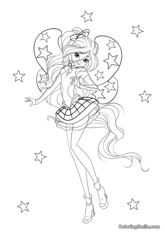 Winx Bloom Cosmix - Omalovánka