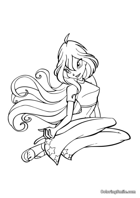 Bloom zná tajemství - Omalovánka