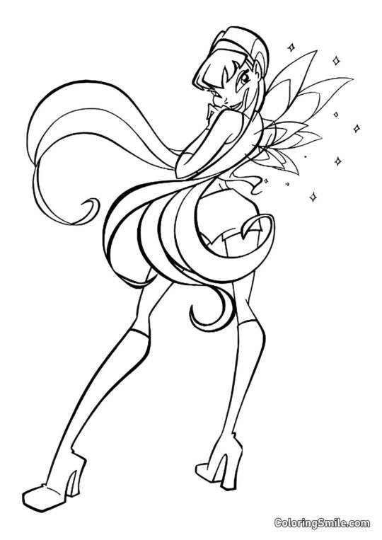 Stella plánuje - Omalovánka