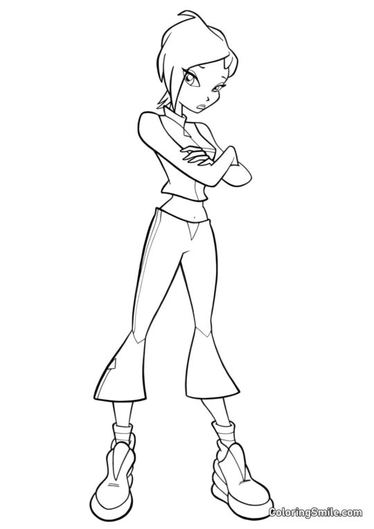 Tecna uražená - Omalovánka