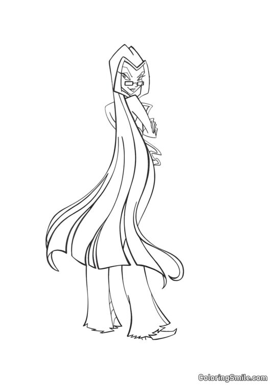 Darcy hypnotizuje - Omalovánka