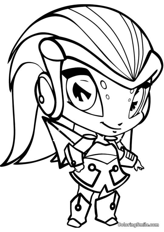 Pixie Digit - Omalovánka