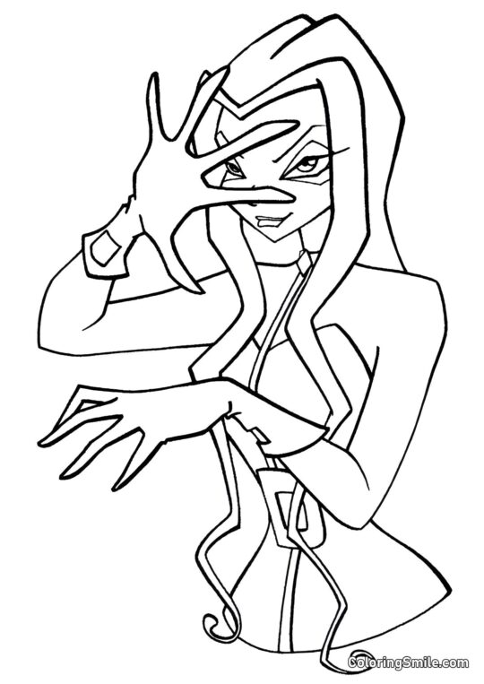 Čarodějnice Darcy - Omalovánka