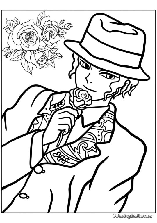 Muzan Kibutsuji - Omalovánka