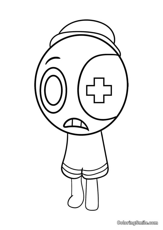 Astro z Dendyho světa - Omalovánka