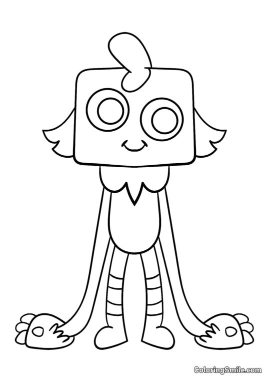 Gub z Dendyho světa - Omalovánka