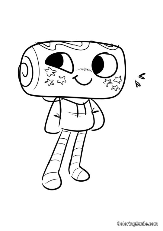 Cosmo z Dendyho světa - Omalovánka