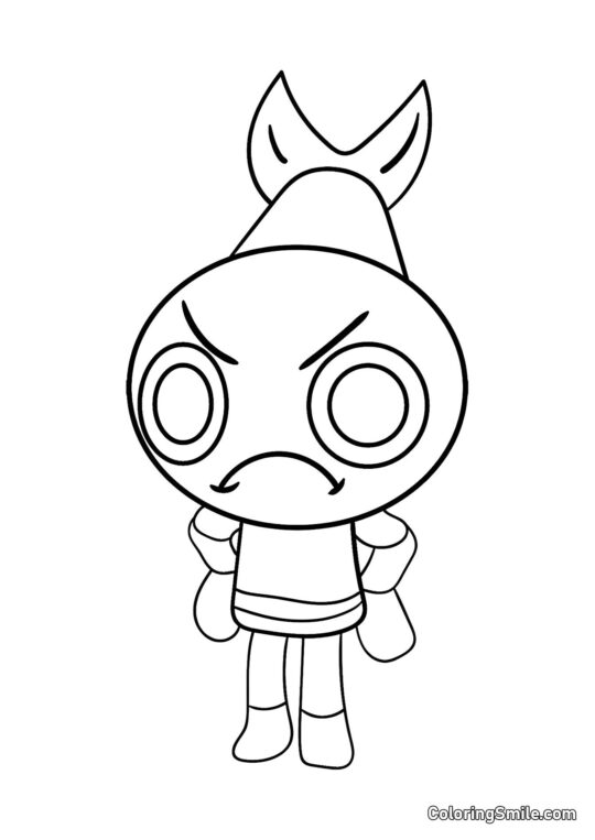 Shrimpo z Dendyho světa - Omalovánka