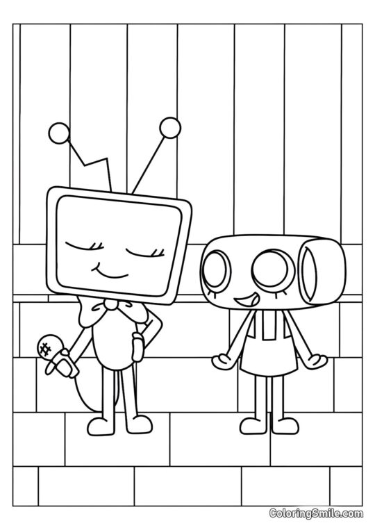 Vi a Shelly z Dendyho světa - Omalovánka