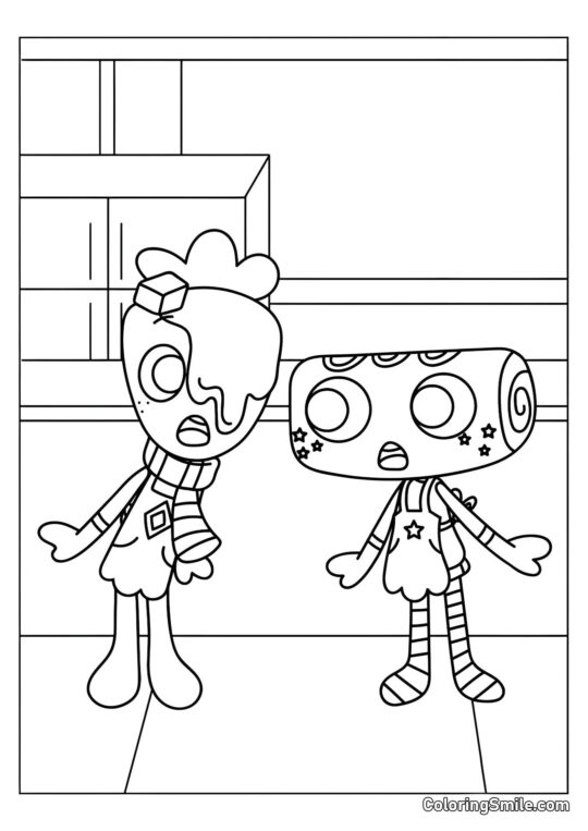 Cosmo a Klíč z Dendyho světa - Omalovánka