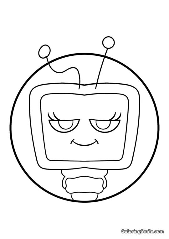 Portrét Vi z Dendyho světa - Omalovánka