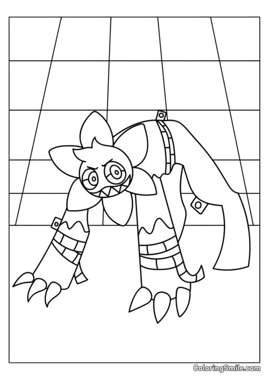 Zvrácený Dendy - Omalovánka